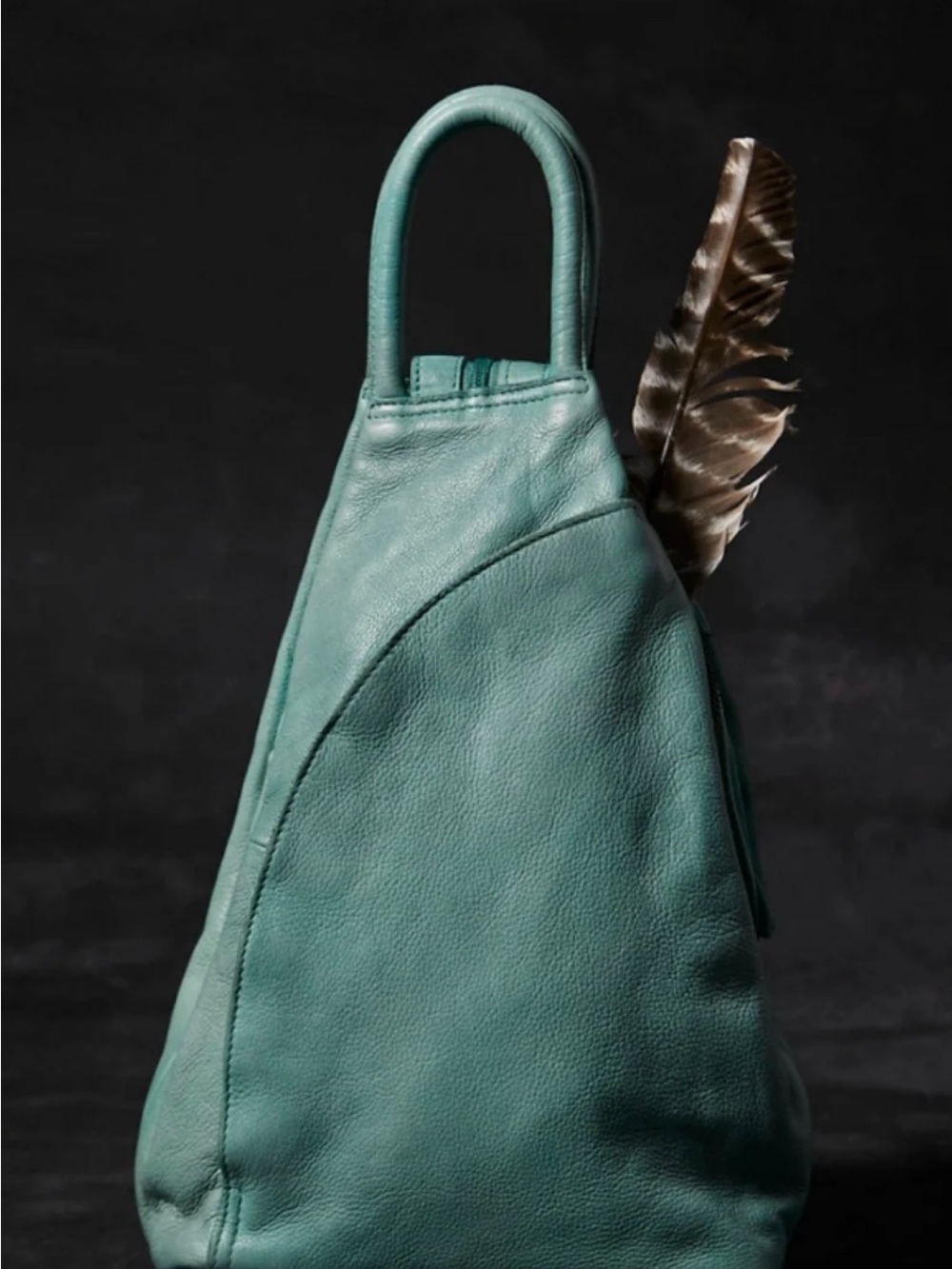 Free People We The Free SoHo Convertible Sling Bag NWT RT $128 Aqua